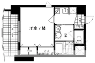 サムティ京都二条【7階】の間取り