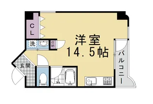 ウエストプラザ三越【1001号室】の間取り