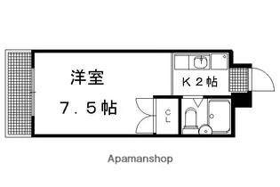 メゾン・ラ・ココネ【108号室】の間取り