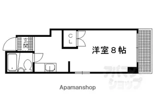 シンプルハイツベニス【4C号室】の間取り