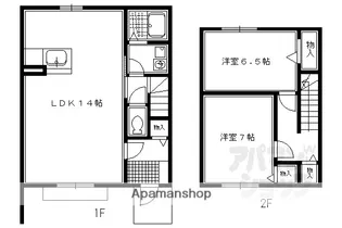 ドミールグランシャリオ【II103号室】の間取り