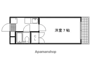 ビヤンフレックス【101号室】の間取り