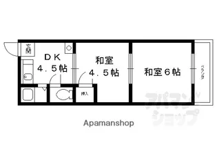 第一柊谷ハイツ【108号室】の間取り