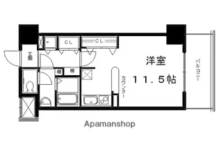 ハルチェスタ二条【404号室】の間取り