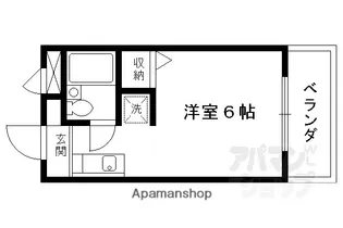 カーサ栗栖【501号室】の間取り