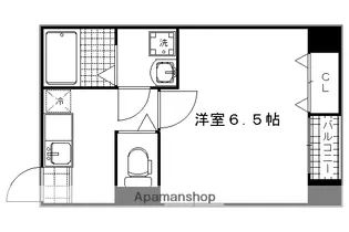 葛城ビル【401号室】の間取り