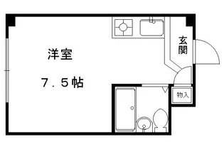 嘉門ハイツ【2階】の間取り