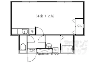 メゾン・ド・ラ・ローズ【208号室】の間取り