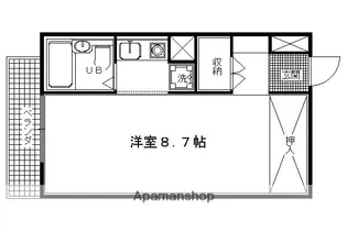 グレーシー西ノ京【202号室】の間取り