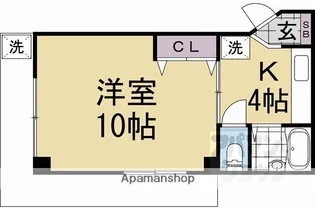 コーポ大鷺【302号室】の間取り