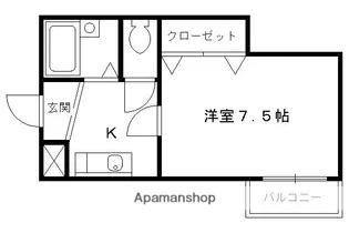 アルティスタ姉小路【202号室】の間取り