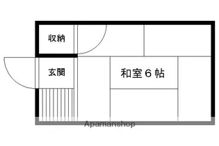玉田荘【9号室】の間取り
