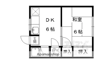 京都府京都市北区上賀茂東上之段町【タウンハウス】の間取り