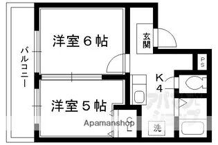 VIRGO北山【204号室】の間取り