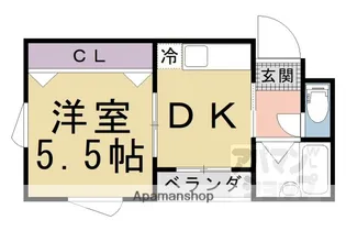 西賀茂ロイヤルリバーマンション【311号室】の間取り