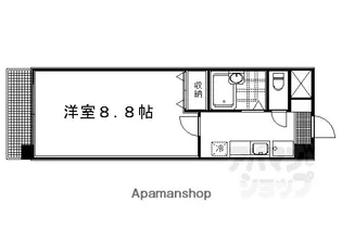 ハウスセゾン朱雀大路【302号室】の間取り