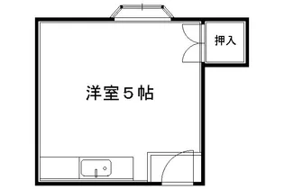 ハイツ・ウエスト・リバー【302号室】の間取り