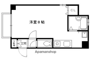 フェニックス堀川II【7階】の間取り