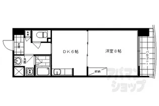 ALBA烏丸御池【402号室】の間取り