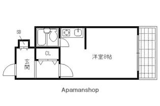 エクセレント丸太町【207号室】の間取り