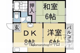 ラトゥール岩倉南【2階】の間取り