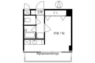 洛西メゾン【403号室】の間取り