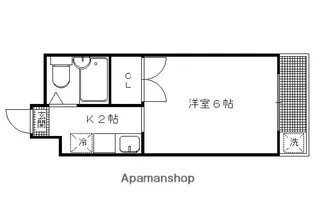 センチュリーハイツコスモ【126号室】の間取り