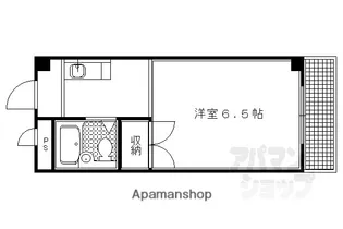 ラ・ヴィール【402号室】の間取り