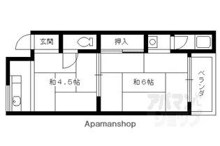 ラ・エスカローナ【202号室】の間取り