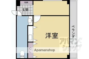 ダイエー第7ビル【1003号室】の間取り