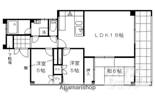 ネクステージ【3F号室】の間取り