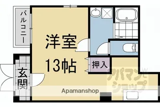 アーバンレジデンス神山台【1F号室】の間取り