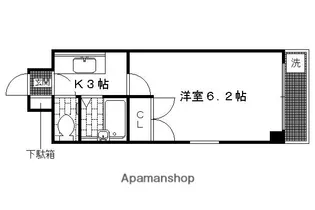 ヴェルメゾン今出川【206号室】の間取り
