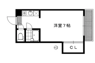 ヴィラエスポワール【204号室】の間取り