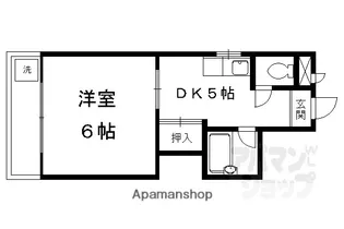 コーポ上野【302号室】の間取り