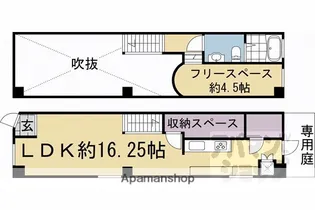 プレディオ岡崎【202号室】の間取り