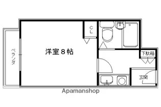リエール北野【102号室】の間取り