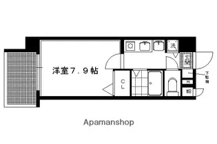 プレサンス京大南【1階】の間取り