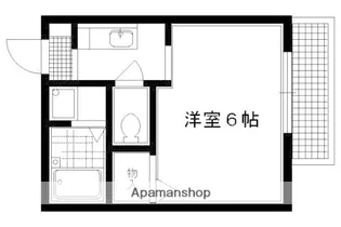 アベニュー室町【101号室】の間取り