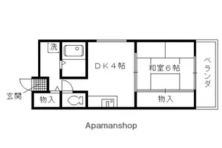 ニューシャトー西洞院【301号室】の間取り