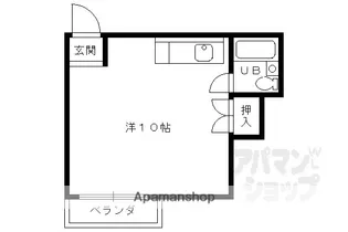 スチュディオ・エトレ88【2-C号室】の間取り