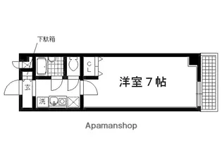 ハイム近衛【208号室】の間取り