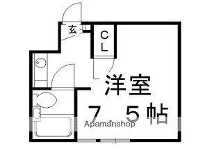 1Kの間取り画像