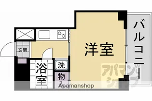 「パークサイド岡崎」【201号室】の間取り
