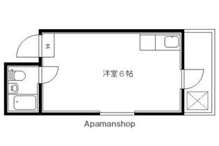 ライブコート二軒茶屋【101号室】の間取り