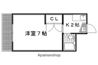 ラポール平田【301号室】の間取り