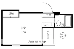 エクセレントビル夷川【1階】の間取り