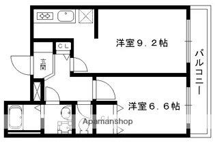 アーバン北村聖護院【501号室】の間取り