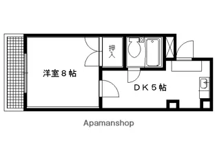 ヌーボ静市【401号室】の間取り