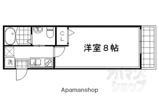 アークリード今出川大宮【303号室】の間取り